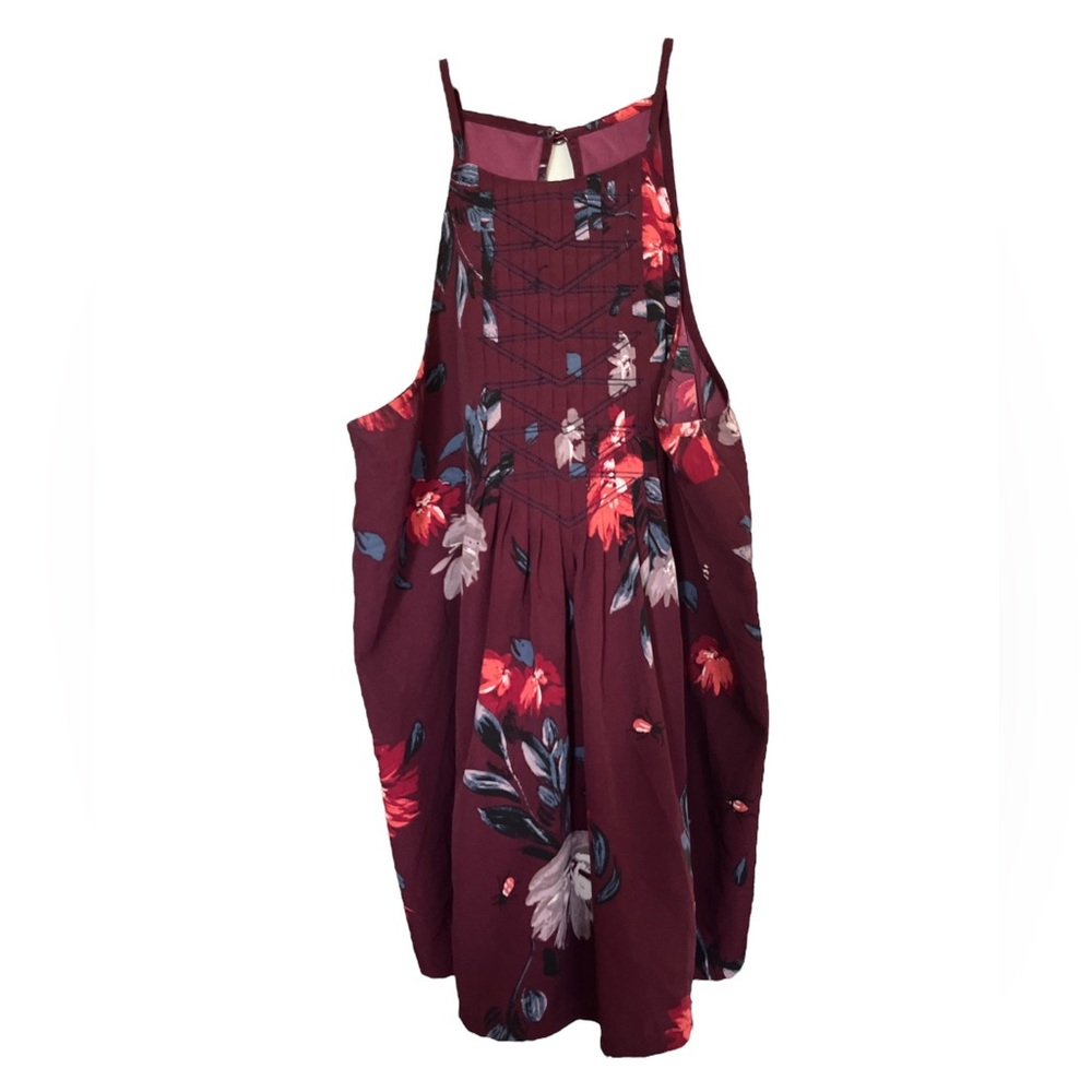 Abercrombie and Fitch Women’s Maroon Floral Print Tank Top Size Xsmall